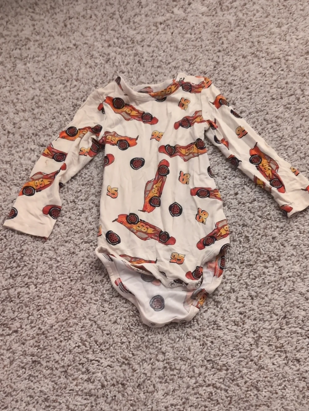 Cars Posh Peanut Bodysuit 6-12 Mos